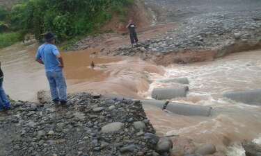 Vías obstruidas y derrumbes dejan las lluvias en la provincia de Chiriquí