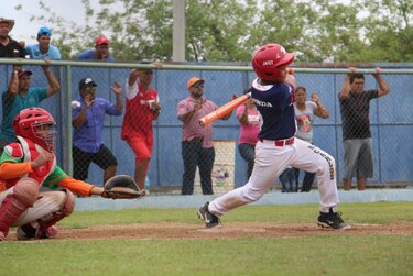 En David también hay béisbol infantil