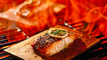 Salmón, degustación a la parrilla