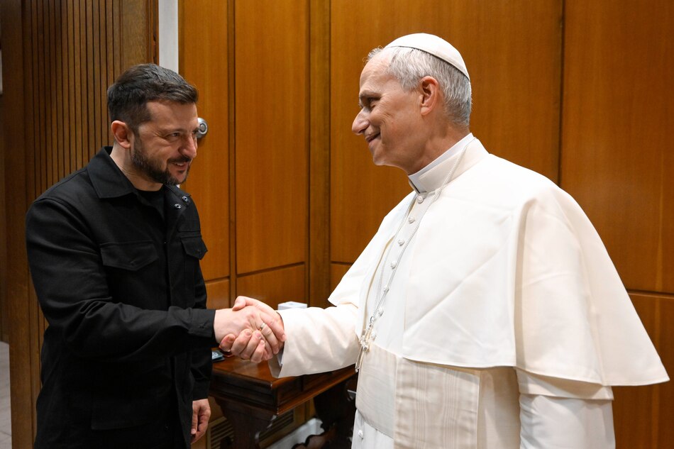 Zelenski agradece al papa la disposición del Vaticano a acoger conversaciones con Rusia