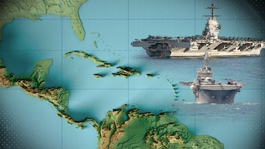 Los mapas que muestran las islas caribeñas que están ayudando a Estados Unidos en sus operaciones militares contra lanchas de Venezuela