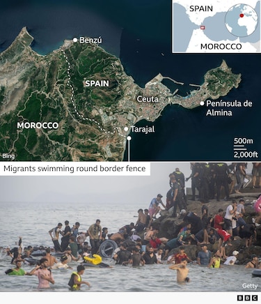 España impone controles fronterizos a Italia y se agudiza la tensión entre Sánchez y Meloni por la llegada de migrantes a Ceuta