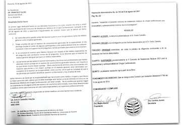 Favoritismo y amenazas en concurso médico suspendido