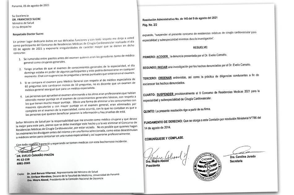 Favoritismo y amenazas en concurso médico suspendido