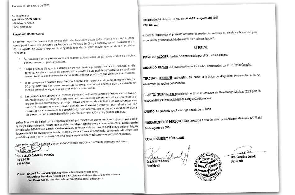 Favoritismo y amenazas en concurso médico suspendido