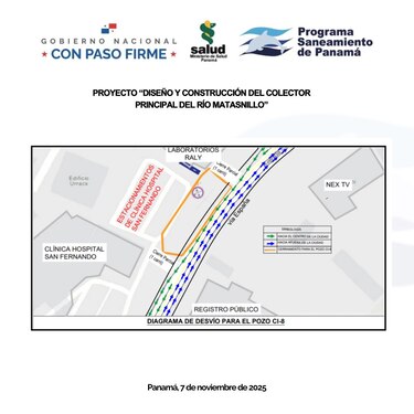 Programa Saneamiento de Panamá inicia construcción del pozo No. 8 en Vía España