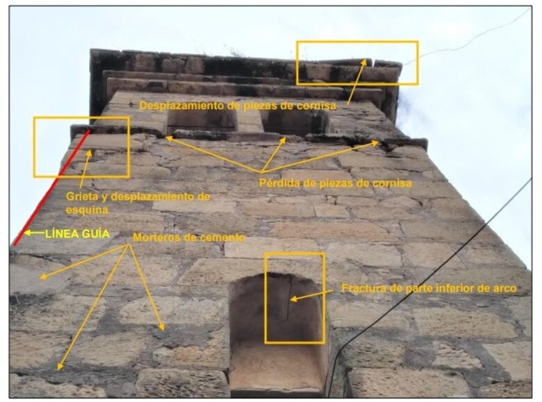 Patrimonio en peligro: la torre de la catedral de San José de David se puede desplomar por sismos