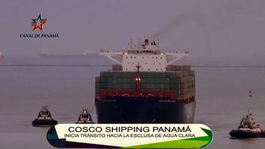 Se inicia el tránsito inaugural por el Canal ampliado