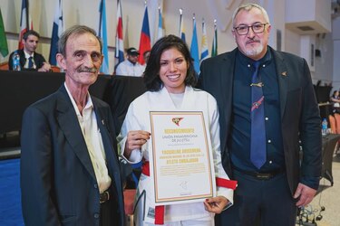 Yacqueline Arosemena gana oro, plata y bronce en el Panamericano de Jiu-Jitsu 2025