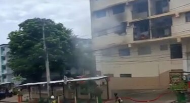 Incendio en La Locería deja dos personas afectadas