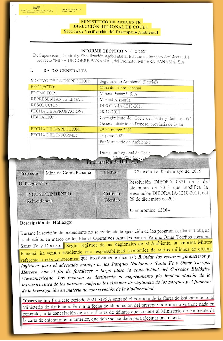 La pregunta de la Procuraduría a Miambiente: ¿dónde están los $12 millones de la minera?
