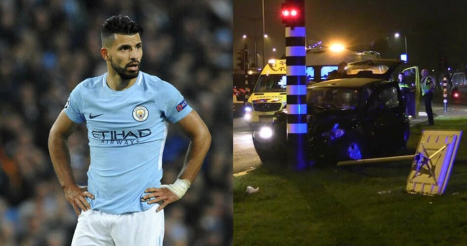 Agüero sufre accidente en Holanda tras ver concierto de Maluma