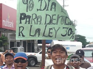 Heridos con perdigones insisten en que se derogue la Ley 30