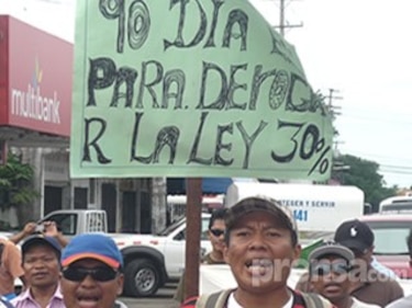 Heridos con perdigones insisten en que se derogue la Ley 30