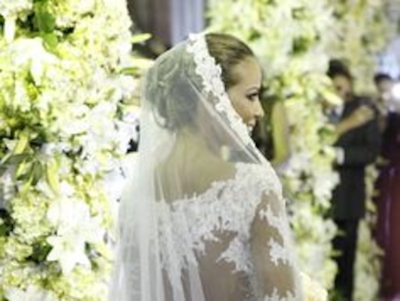 Multitudinaria boda de Keylor Navas y Andrea Salas en Costa Rica