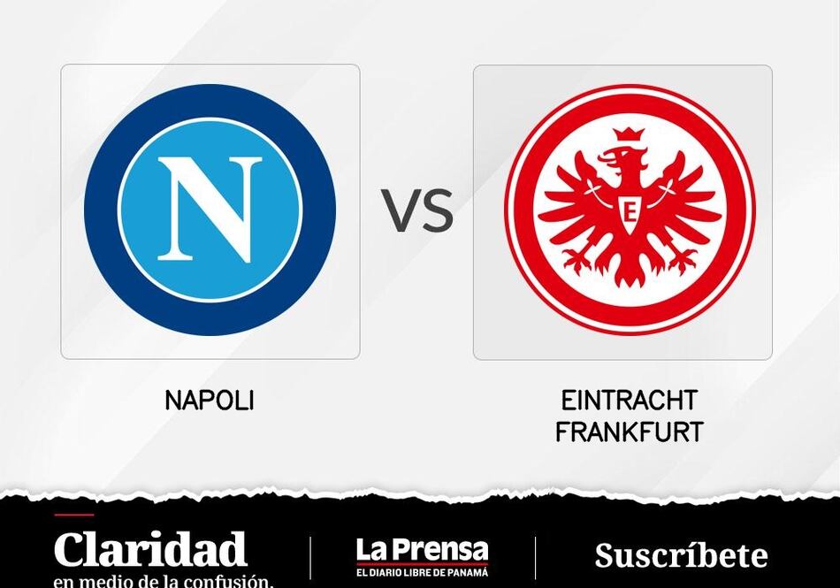 Eintracht Fráncfort juega ante Napoli en Champions League Åttondelsfinal