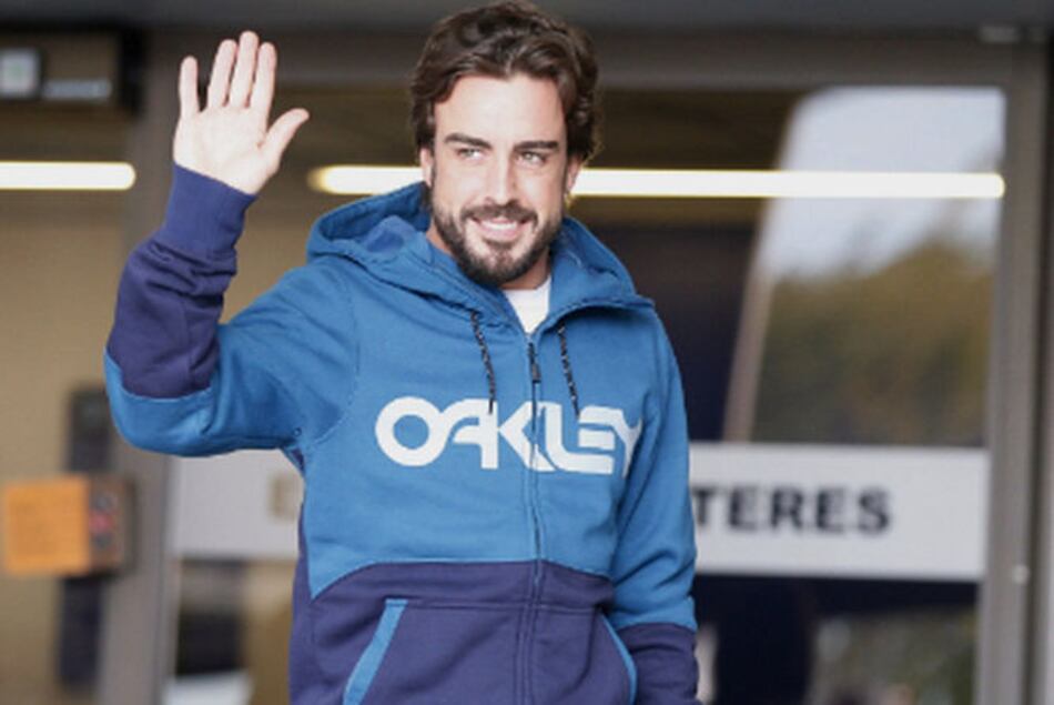 Alonso es dado de alta tras accidente en un ensayo