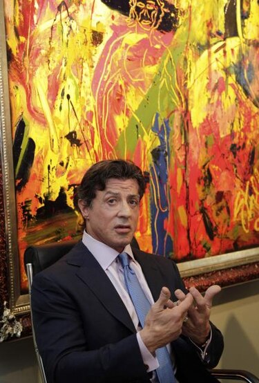 Sylvester Stallone expondrá sus pinturas en San Petersburgo