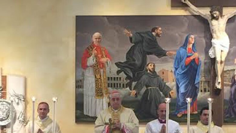 Lacunza toma posesión como cardenal de la iglesia romana San José de Cupertino