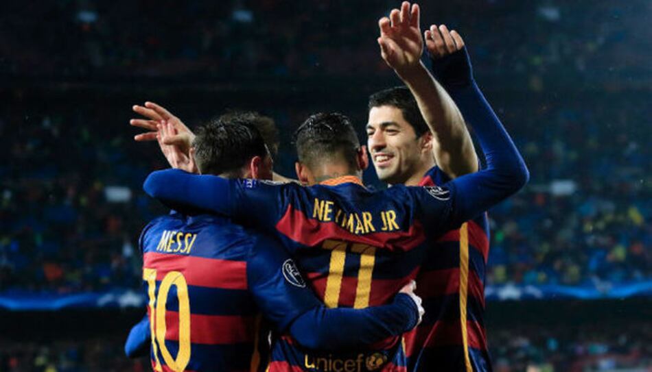 Neymar, Suárez y Messi sellan el pase del Barcelona a cuartos de final