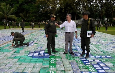 Colombia decomisa el mayor cargamento de cocaína en su historia