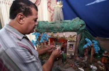 Representación del nacimiento del Niño Jesús, una tradición navideña