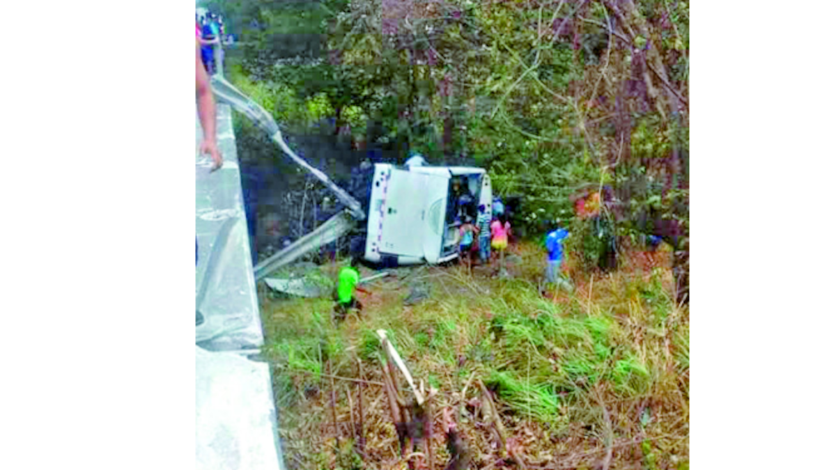 Aún se desconocen las causas del accidente del vehículo.