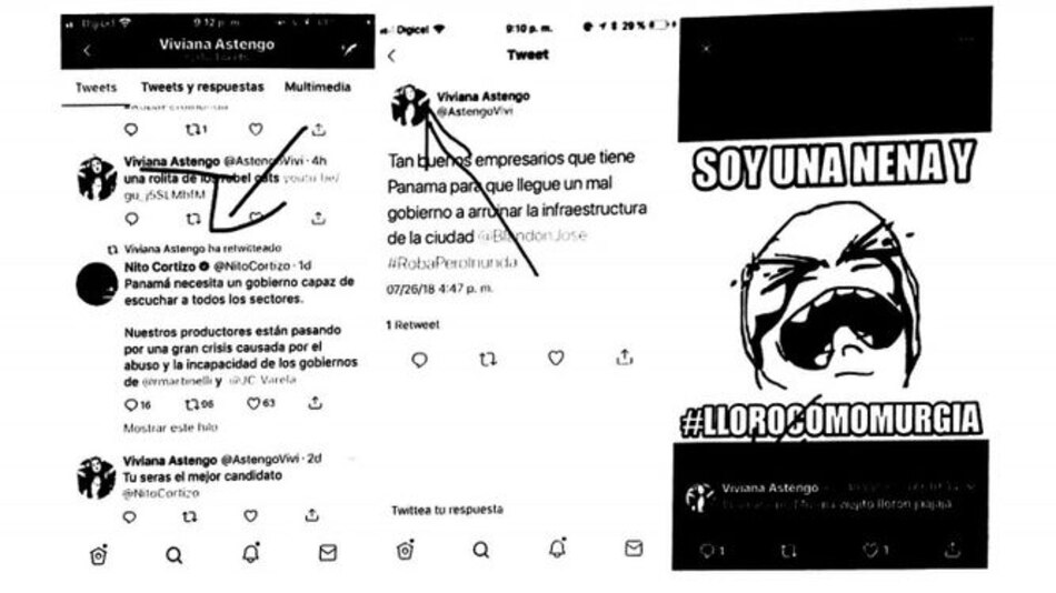 TE falla a favor de Blandón en caso de 'ataques' en Twitter; apuntan a Cortizo