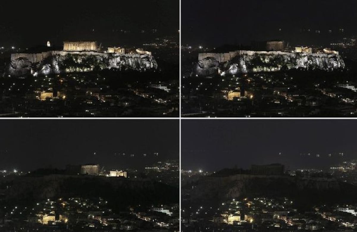 Países apagan sus luces para apoyar la Hora del Planeta