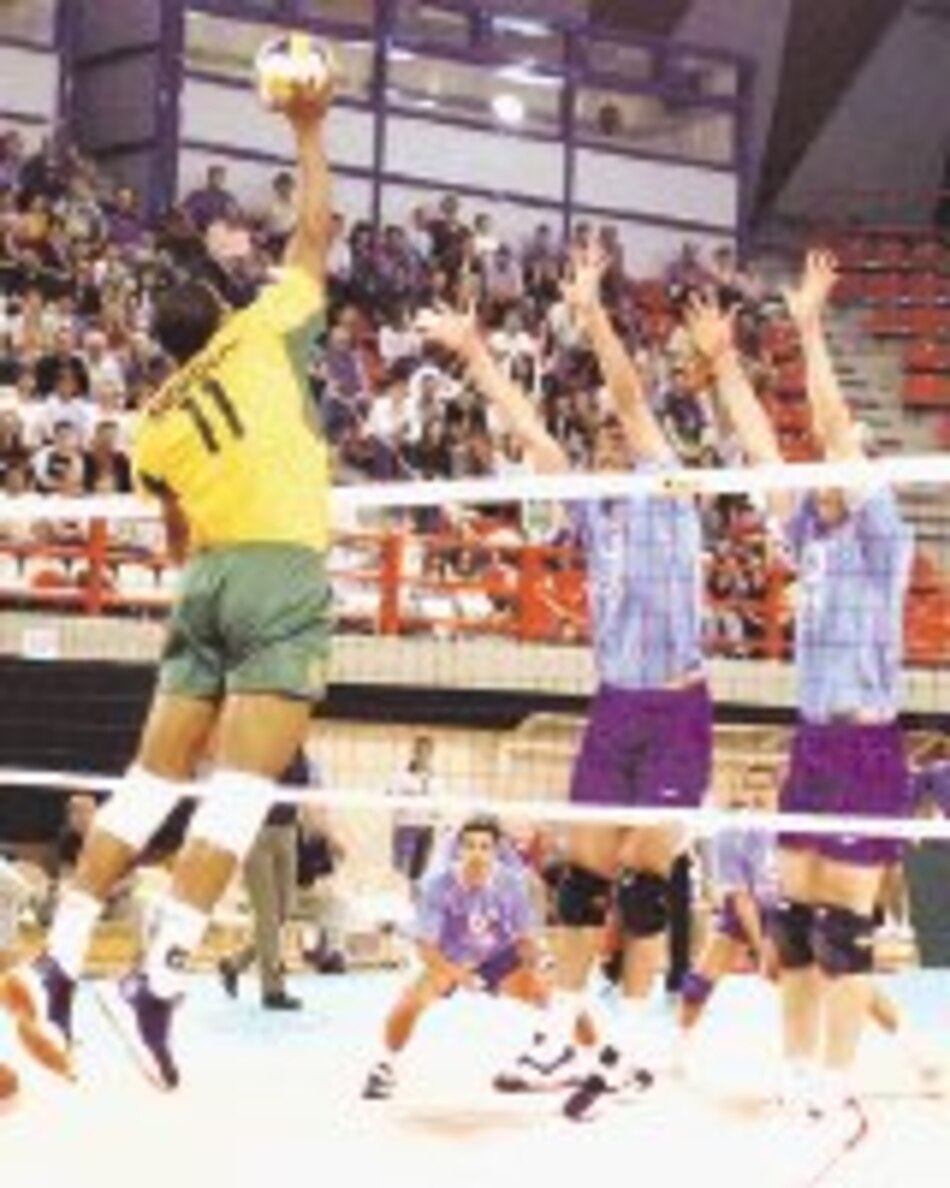 Brasil se impuso a Grecia en la Liga Mundial de Voleibol