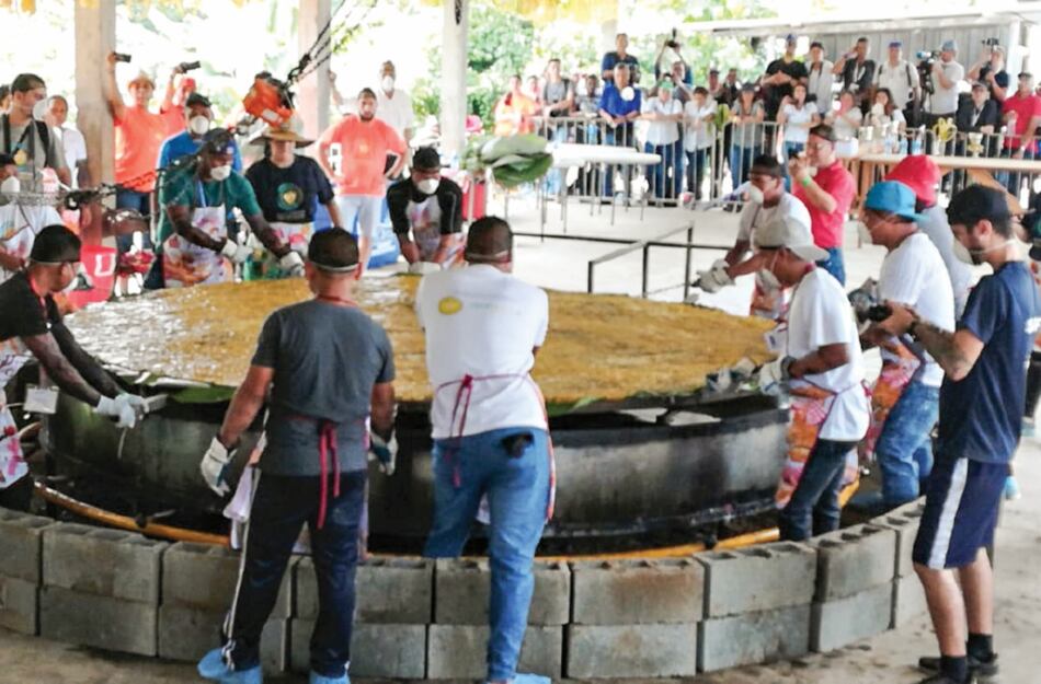 El patacón más grande del mundo será incluido en los Récords Guinness de 2021