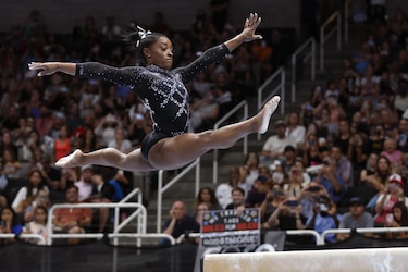 Simone Biles conquista su octavo título nacional y bate un récord de 1933