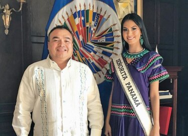 Montezuma pronuncia su discurso ante la OEA