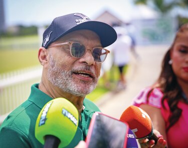 Después de la música, el golf es la otra gran pasión del compositor Omar Alfanno