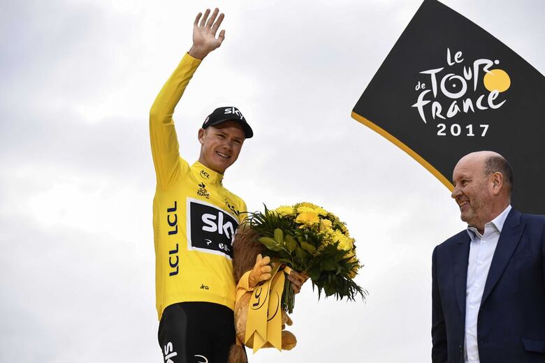 Chris Froome da positivo por salbutamol en control en Vuelta a España