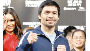 Pacquiao permitirá que su hijo se dedique al boxeo