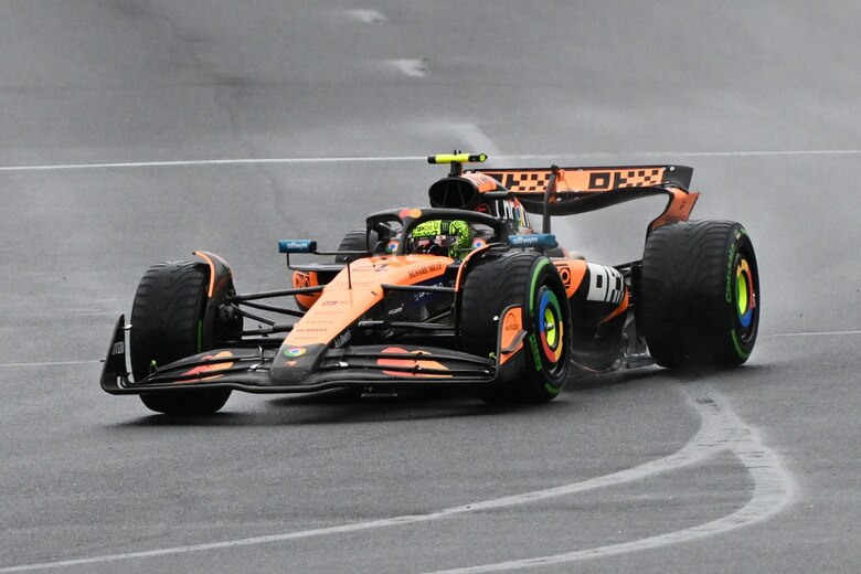 Norris se impone en la locura de la lluvia en Melbourne, confirmando la amenaza de McLaren