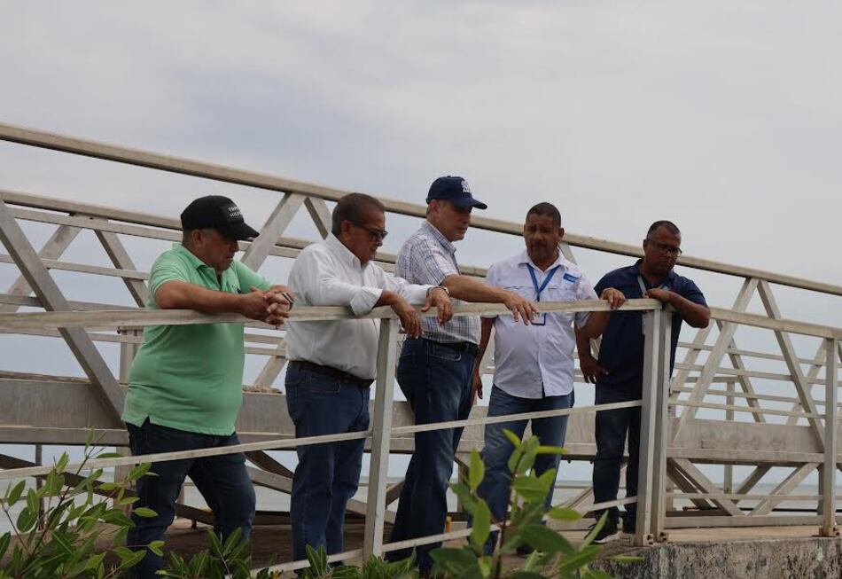 Evalúan mejoras en los puertos de El Salado y Aguadulce, provincia de Coclé 