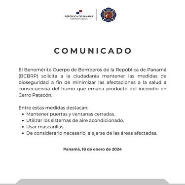 Bomberos batallan para controlar incendio en cerro Patacón