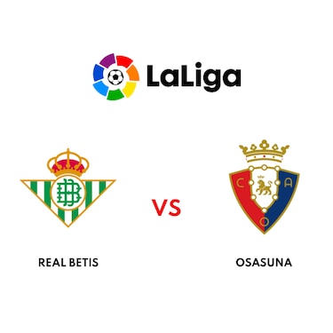 Hoy Real Betis jugará de local a Osasuna