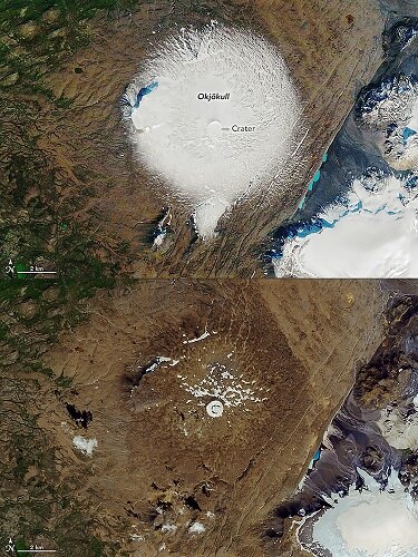 Islandia despide a su primer glaciar desaparecido por el recalentamiento global
