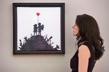 Puja por obras de Banksy