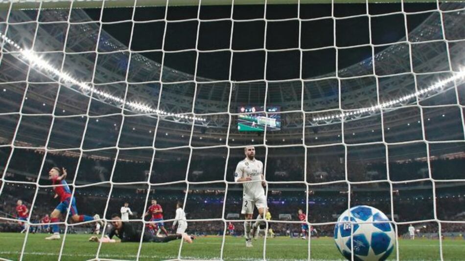 Real Madrid sufrió un traspié en Moscú