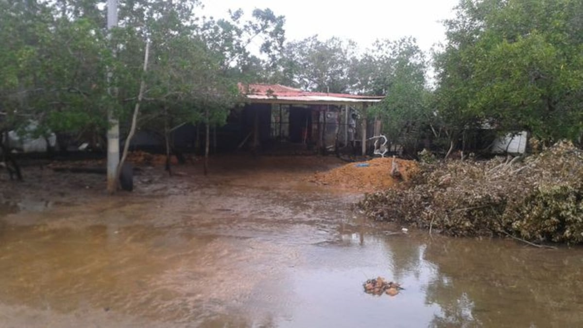Chitré: 31 familias fueron afectadas por oleajes