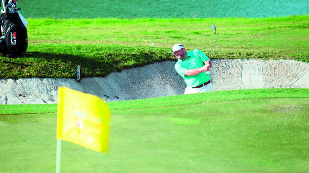 En la jornada de ayer los golfistas profesionales compartieron con los aficionados en el torneo Pro-Am.