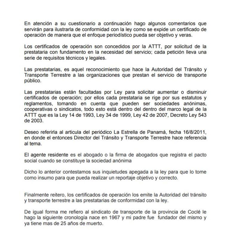 Transporte provincial, en manos de políticos