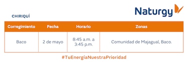 Trabajos de mantenimiento en la red eléctrica del 27 de abril al 3 de mayo de 2026