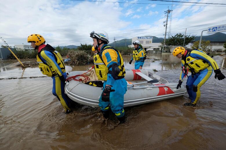 Al menos 56 muertos en Japón por el tifón, donde se prevén más lluvias