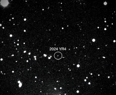 Aumenta el riesgo de impacto contra la Tierra del asteroide 2024 YR4