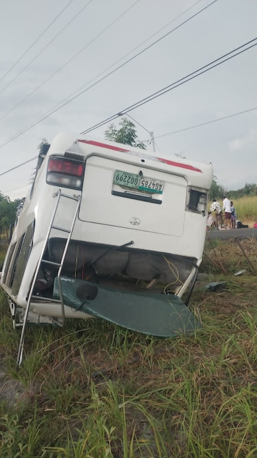 Bus se accidenta en Punta Chame; conductor marcó embriaguez comprobada